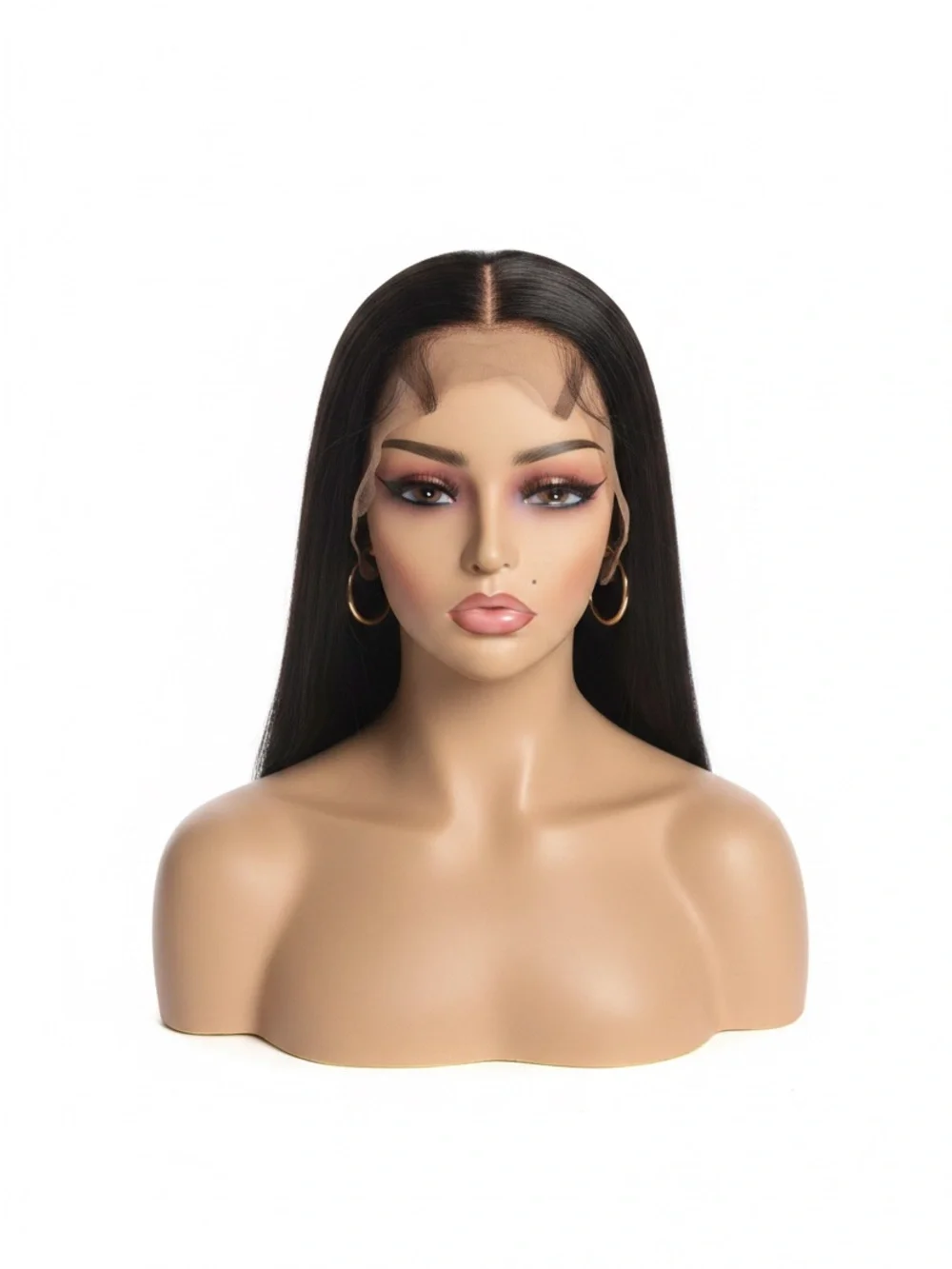 Sleek Long Straight Women's Wig - Black